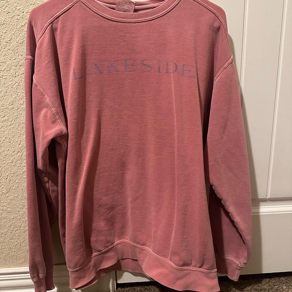 Comfort Colors Women's Pink Lakeside Sweatshirt